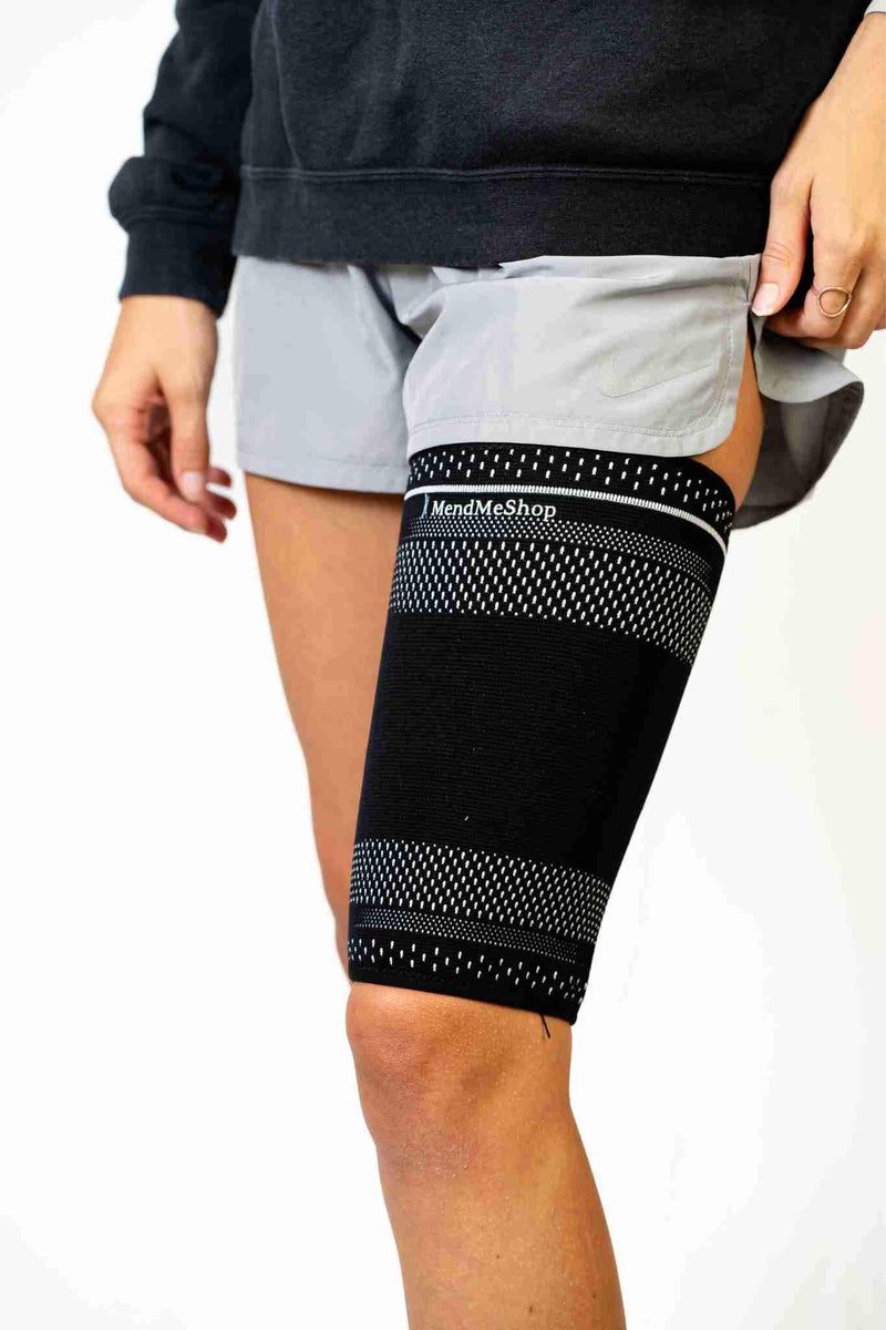 MendMeShop Copper infused Thigh Compression Sleeve - Protection for Ha